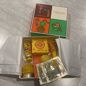 L'OCCITANE Artistic Gift Box with Green and Orange